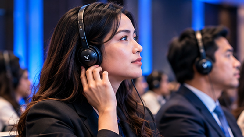 Dukungan audio visual acara seminar internasional